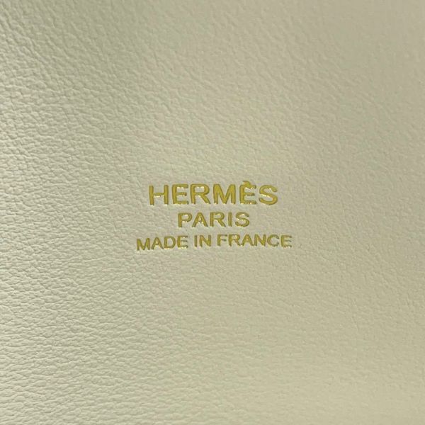 エルメス ボリード1923 25 ホワイト/ゴールド金具 エバーカラー B刻印 HERMES 2way 白