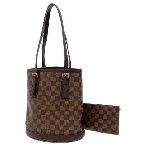 ルイヴィトン ショルダーバッグ ダミエ・エベヌ マレ N42240 LOUIS VUITTON トートバッグ バケット