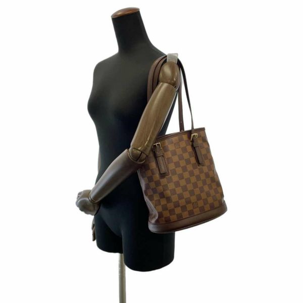 ルイヴィトン ショルダーバッグ ダミエ・エベヌ マレ N42240 LOUIS VUITTON トートバッグ バケット