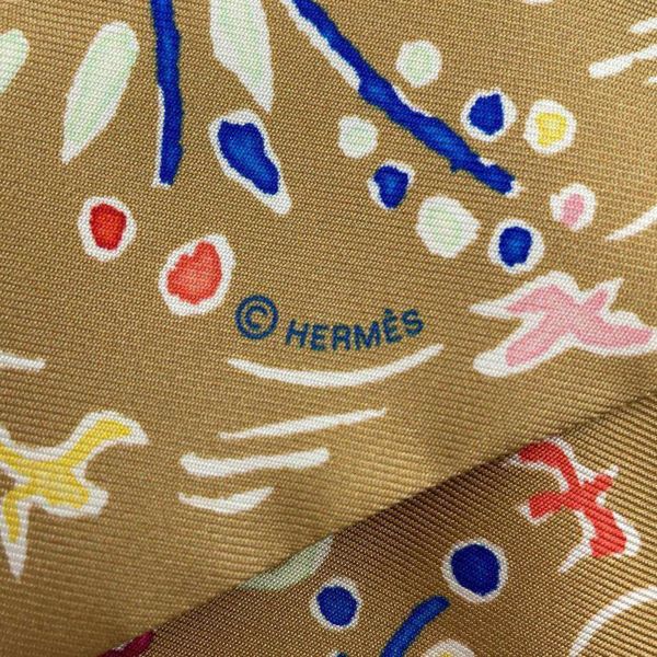 エルメス スカーフ ツイリー 春の島 Isola Di Primavera HERMES シルク