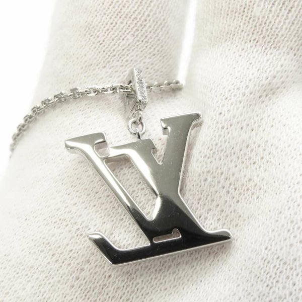 ルイヴィトン ネックレス パンダンティフGM ダイヤモンド K18WGホワイトゴールド Q93670 LOUIS VUITTON ペンダント ジュエリー