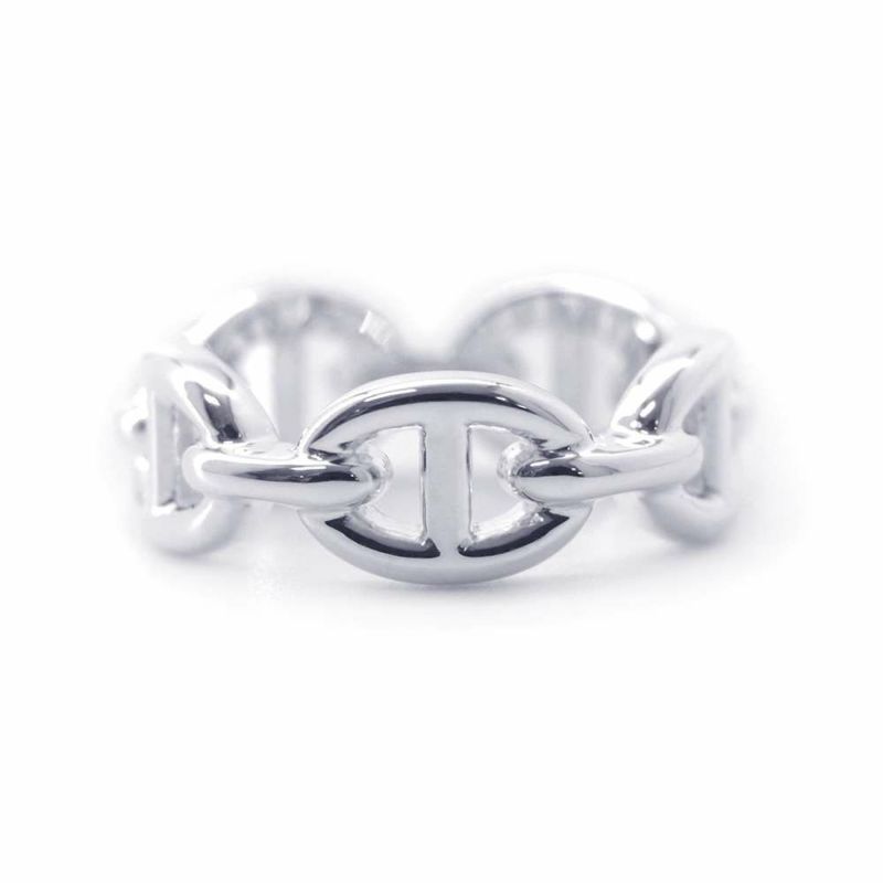 エルメス リング シェーヌダンクル アンシェネPM SV925シルバー リングサイズ51 HERMES 指輪 ジュエリー
