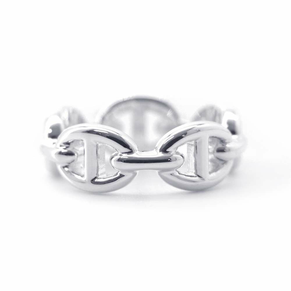 エルメス リング シェーヌダンクル アンシェネPM SV925シルバー リングサイズ51 HERMES 指輪 ジュエリー