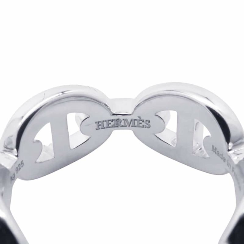 エルメス リング シェーヌダンクル アンシェネPM SV925シルバー リングサイズ51 HERMES 指輪 ジュエリー