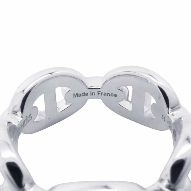 エルメス リング シェーヌダンクル アンシェネPM SV925シルバー リングサイズ51 HERMES 指輪 ジュエリー