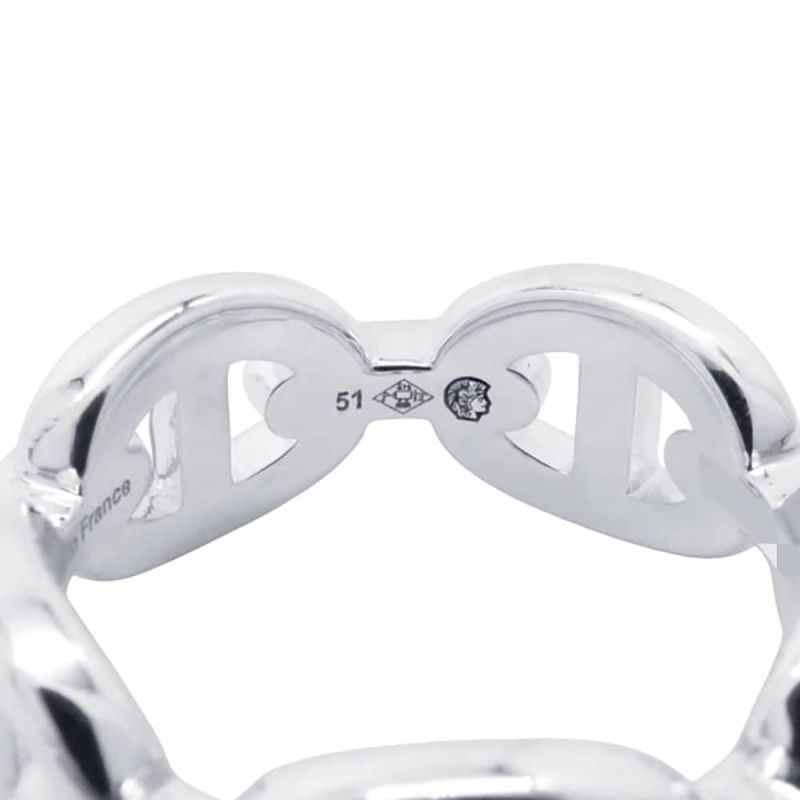 エルメス リング シェーヌダンクル アンシェネPM SV925シルバー リングサイズ51 HERMES 指輪 ジュエリー