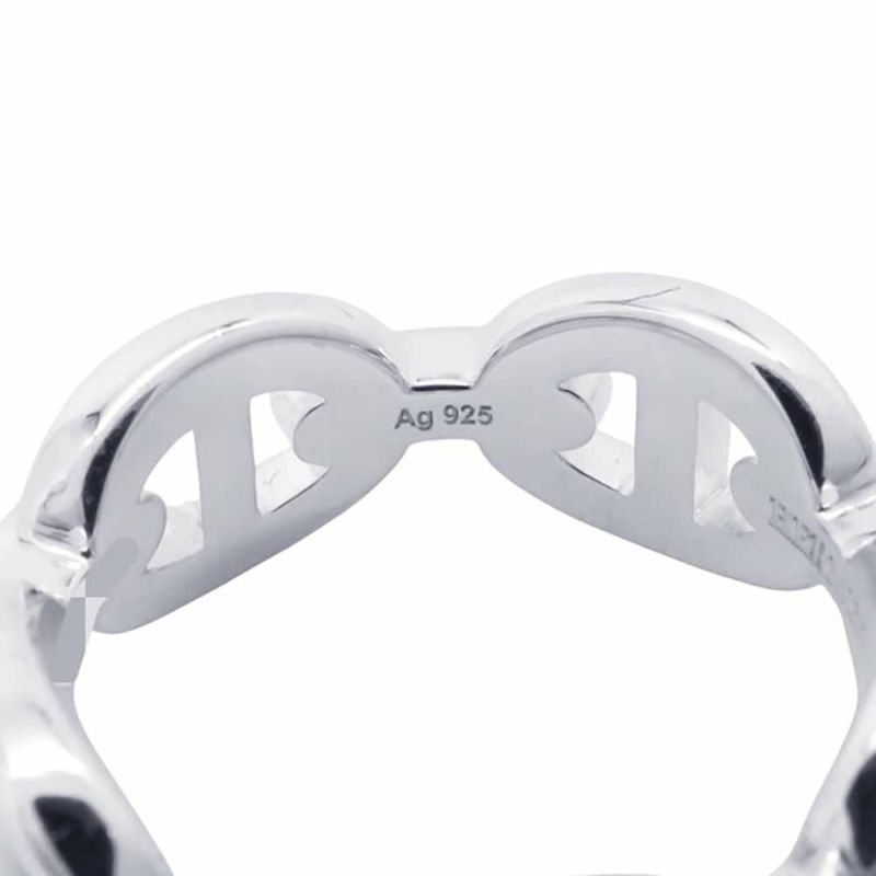 エルメス リング シェーヌダンクル アンシェネPM SV925シルバー リングサイズ51 HERMES 指輪 ジュエリー