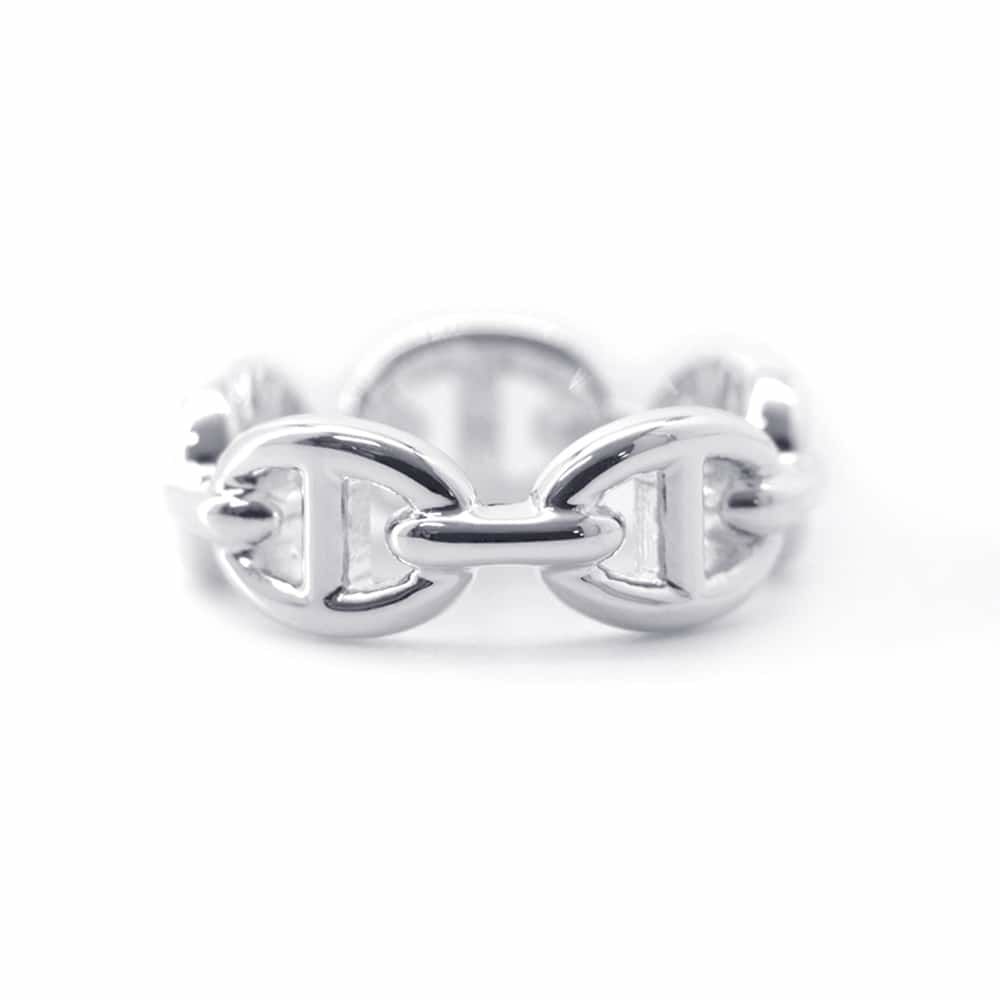 エルメス リング シェーヌダンクル アンシェネPM SV925シルバー リングサイズ51 HERMES 指輪 ジュエリー