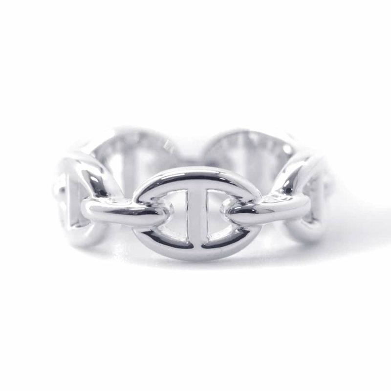 エルメス リング シェーヌダンクル アンシェネPM SV925シルバー リングサイズ51 HERMES 指輪 ジュエリー