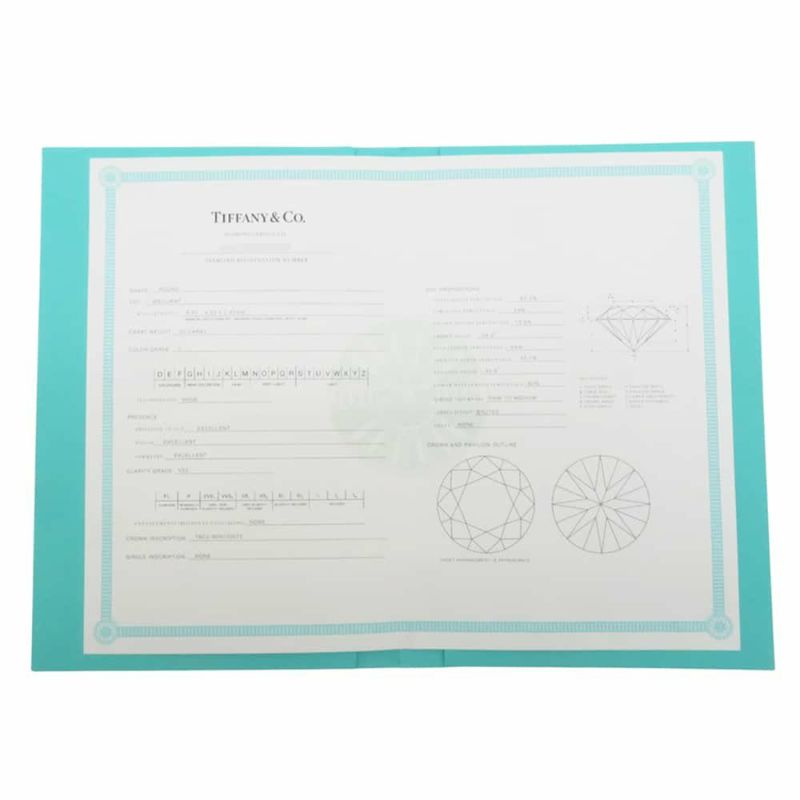 ティファニー ネックレス ソレスト ペンダント ダイヤモンド 0.23ct Pt950プラチナ Tiffany&Co. 鑑定書付き ジュエリー