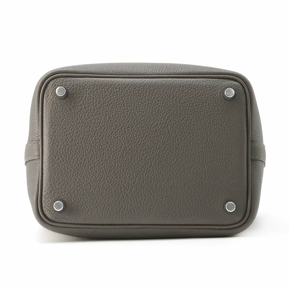 エルメス ハンドバッグ ピコタンロックPM グラファイト/シルバー金具 トリヨンモーリス U刻印