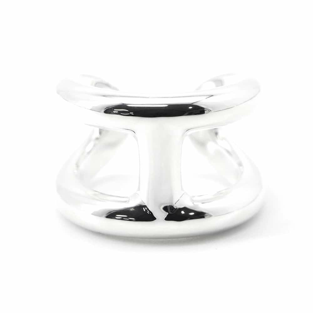 エルメス リング オスモズGM Osmose SV925シルバー リングサイズ56 HERMES ジュエリー 指輪