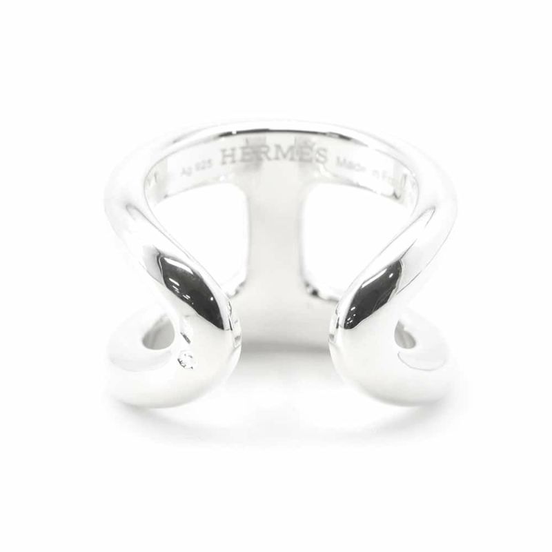 エルメス リング オスモズGM Osmose SV925シルバー リングサイズ56 HERMES ジュエリー 指輪