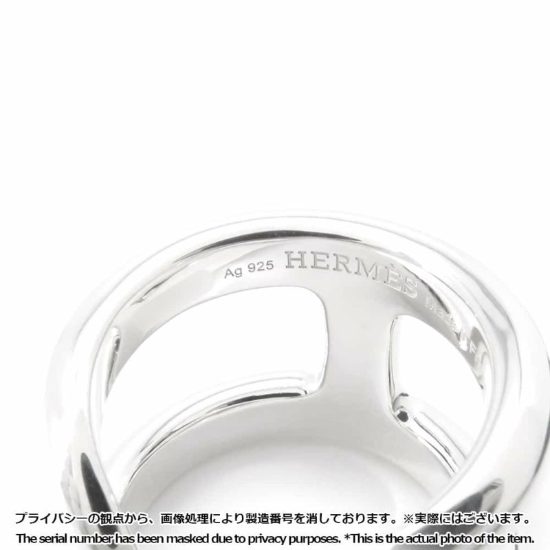 エルメス リング オスモズGM Osmose SV925シルバー リングサイズ56 HERMES ジュエリー 指輪
