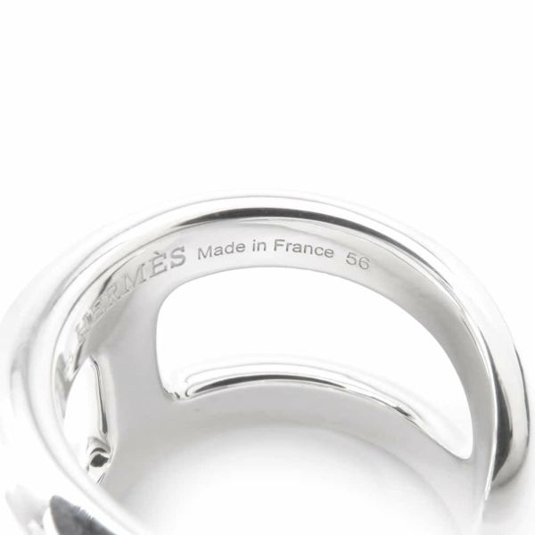 エルメス リング オスモズGM Osmose SV925シルバー リングサイズ56 HERMES ジュエリー 指輪