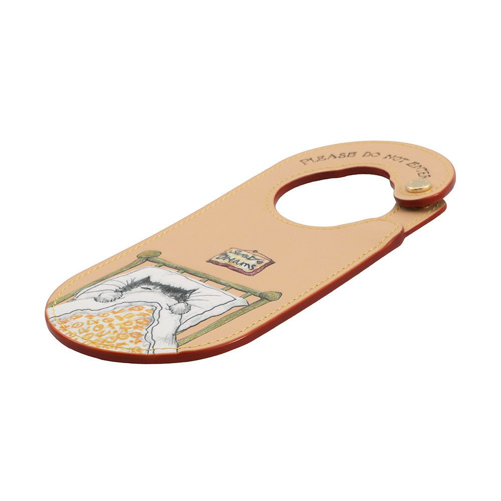 ルイヴィトン バッグチャーム モノグラム スリーピング キャット ドアサイン M02947 LOUIS VUITTON