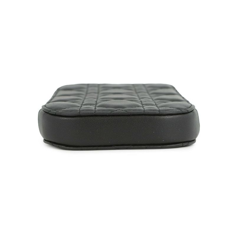 クリスチャン・ディオール スマホケース レディディオール Call'in Dior フォンホルダー カナージュ S0872ONMJ Christian Dior 黒