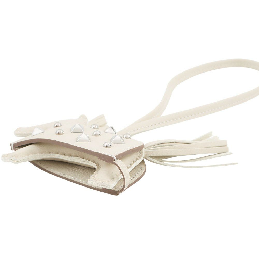 エルメス バッグチャーム ロデオPM ロベオロック クレ ラムスキン K刻印 HERMES チャーム オーナメント