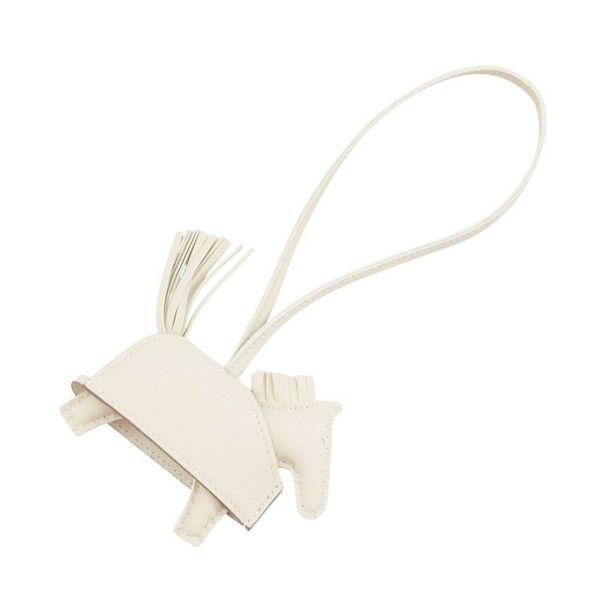 エルメス バッグチャーム ロデオPM ロベオロック クレ ラムスキン K