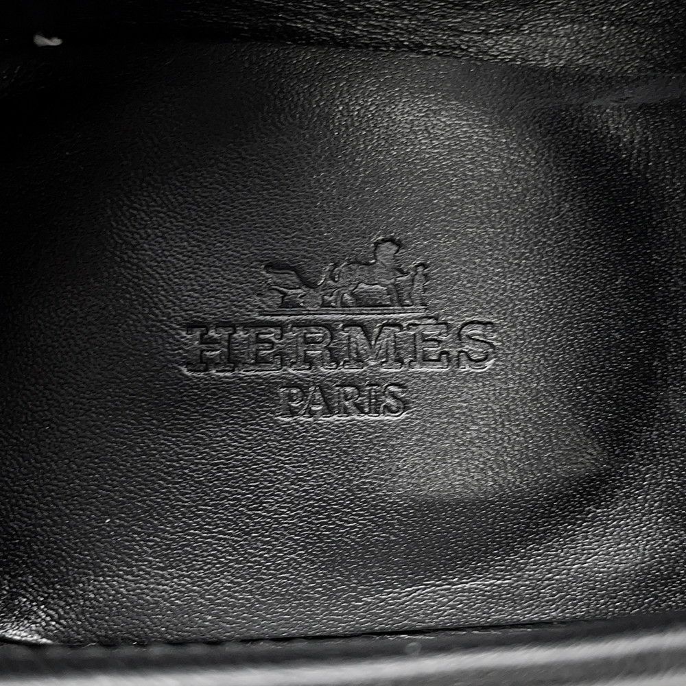 エルメス モカシン ロワイヤル レザー レディースサイズ35 1/2 HERMES 靴 黒