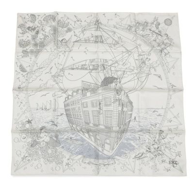 エルメス スカーフ カレ90 プリーズ・ホールド・ザ・ライン Please