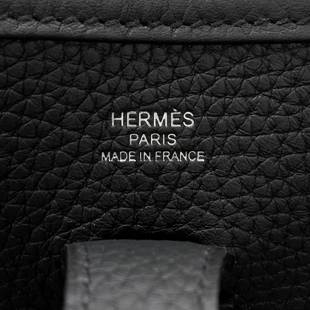 エルメス ショルダーバッグ エブリン3 23 ブラック/シルバー金具 トリヨンクレマンス K刻印 黒