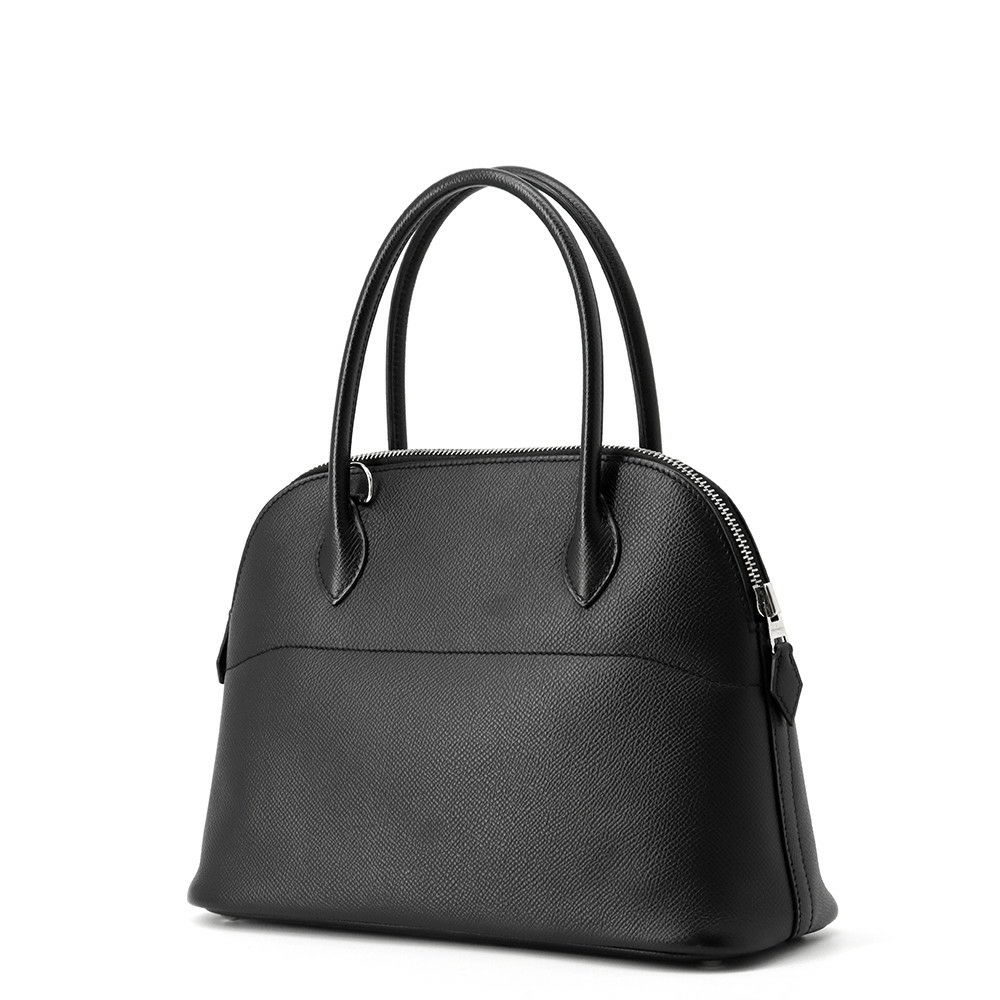 エルメス ハンドバッグ ボリード27 ブラック/シルバー金具 エプソン Y刻印 ２wayショルダー 黒