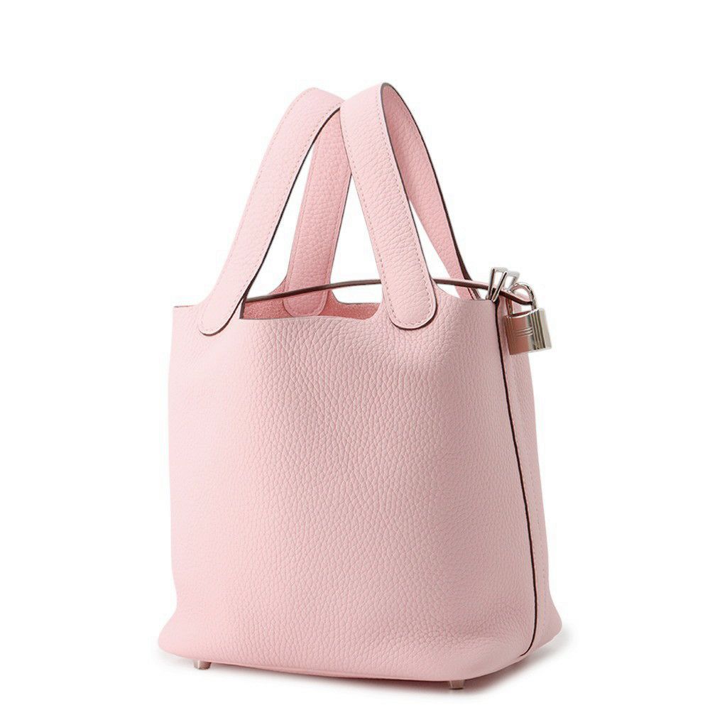 エルメス ハンドバッグ ピコタンロックPM ローズサクラ/シルバー金具 トリヨンクレマンス K刻印
