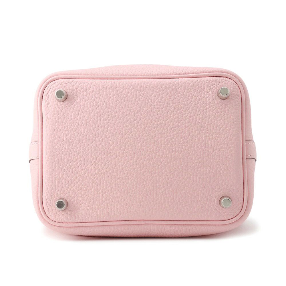 エルメス ハンドバッグ ピコタンロックPM ローズサクラ/シルバー金具 トリヨンクレマンス K刻印