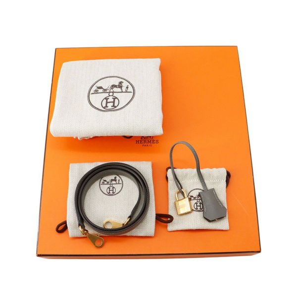 エルメス ハンドバッグ ケリー28 外縫い グリメイヤー/ゴールド金具 ヴォーマダム W刻印 ２wayショルダー