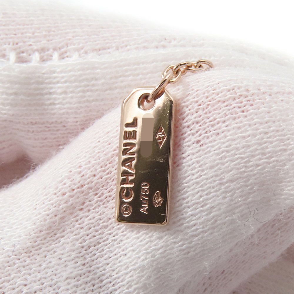 シャネル ネックレス エターナル シャネル N°5 ネックレス ダイヤモンド 25P 計約0.36ct K18PGピンクゴールド J12193 ペンダント