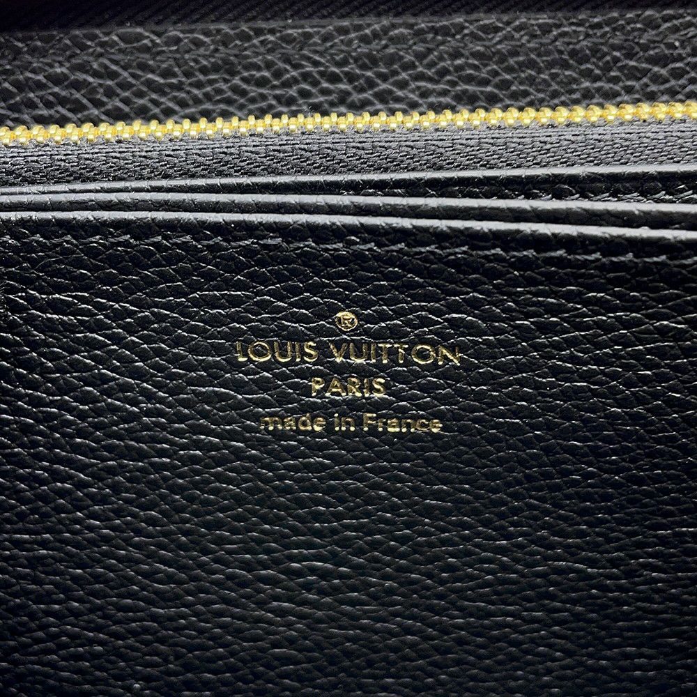 ルイヴィトン 長財布 モノグラム・アンプラント ジッピー・ウォレット M61864 LOUIS VUITTON 財布 ブラック 黒