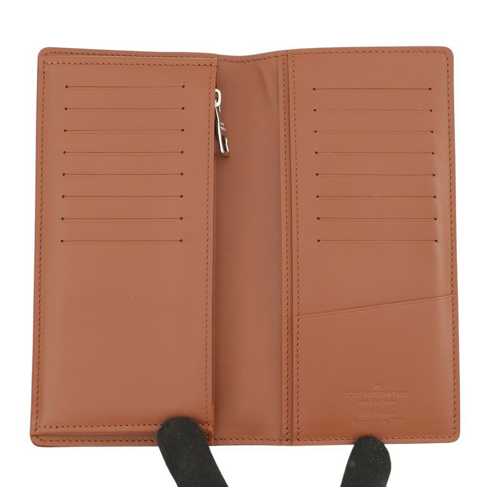 ルイヴィトン 長財布 エピ ポルトフォイユ・ブラザ NM M82631 LOUIS VUITTON ブラウン 2023秋冬