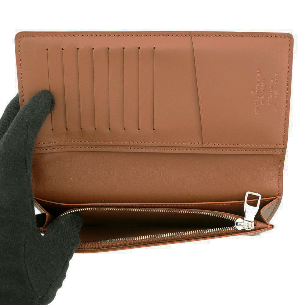 ルイヴィトン 長財布 エピ ポルトフォイユ・ブラザ NM M82631 LOUIS VUITTON ブラウン 2023秋冬