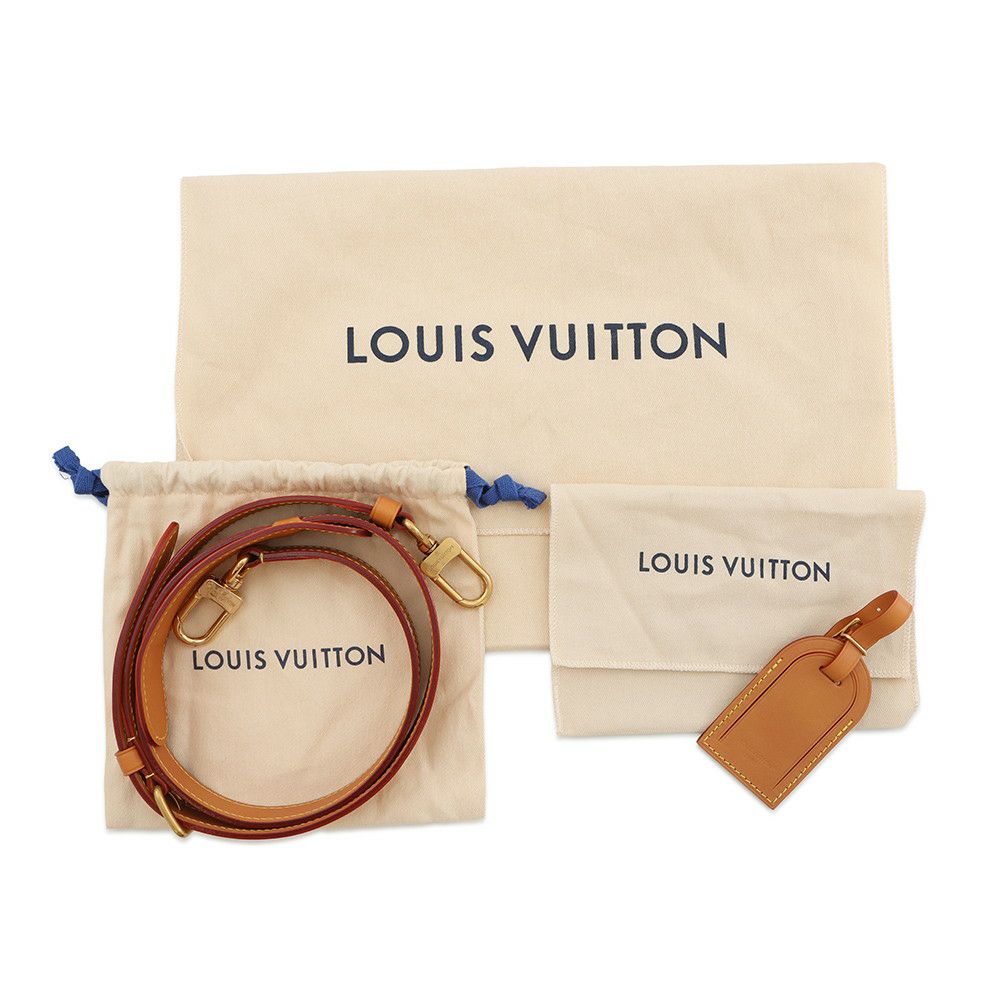 ルイヴィトン ハンドバッグ モノグラム・ヘリテージ キーポル・バンドリエール25 M15076 2wayショルダーバッグ 白