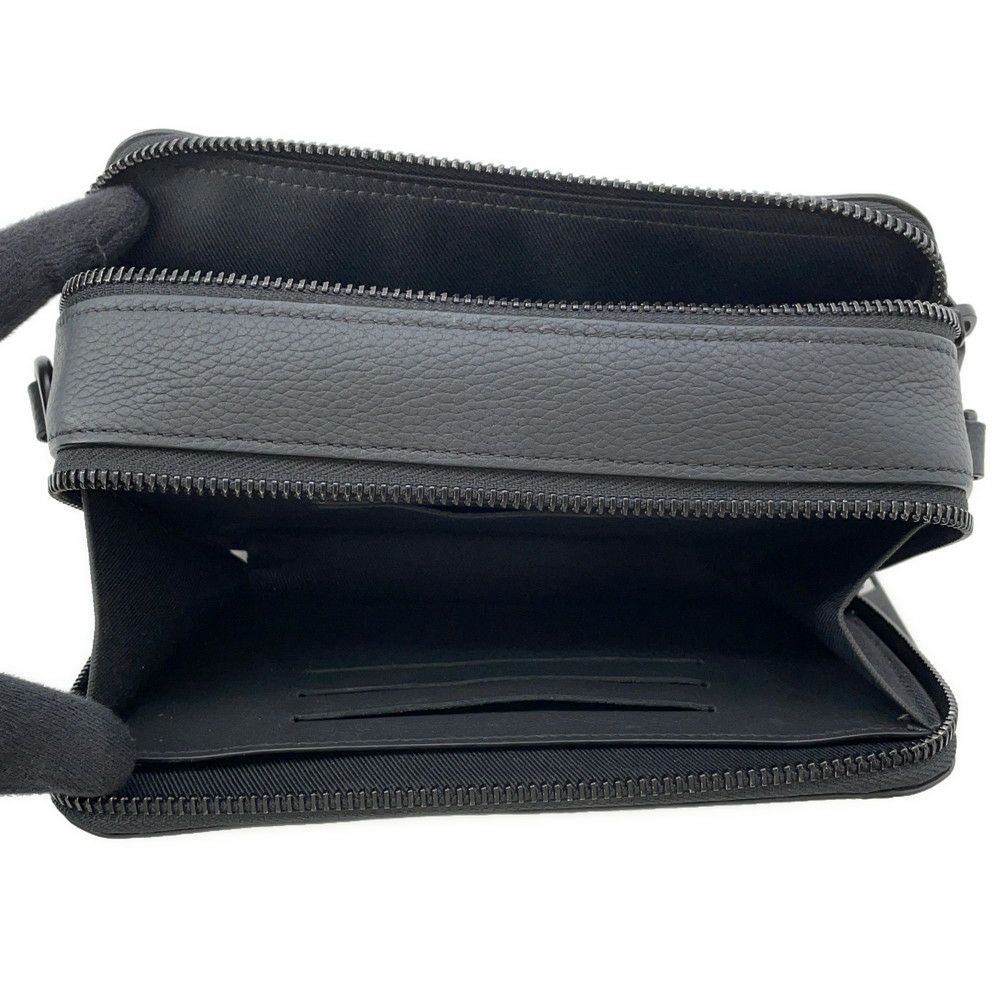 ルイヴィトン ショルダーバッグ グレインカーフレザー/LV アエログラム アルファ・ウェアラブル ウォレット M59161 財布 ブラック 黒