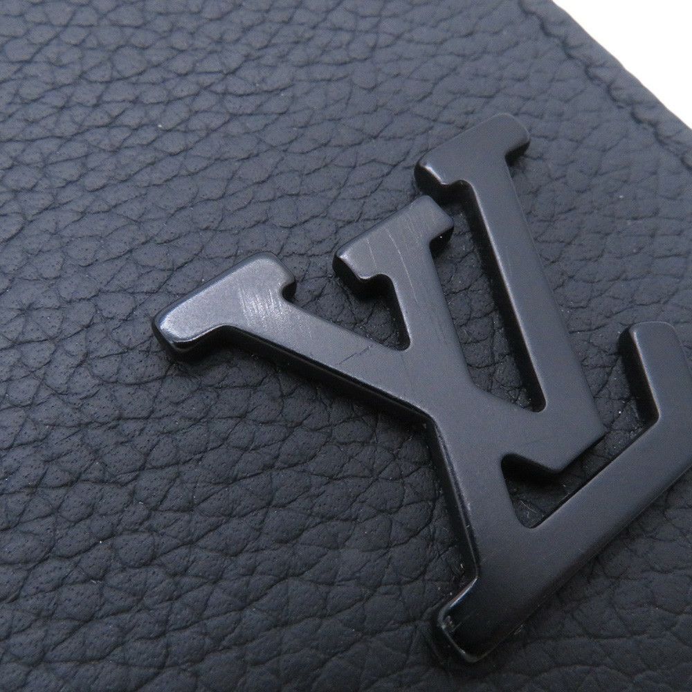 ルイヴィトン ショルダーバッグ グレインカーフレザー/LV アエログラム アルファ・ウェアラブル ウォレット M59161 財布 ブラック 黒
