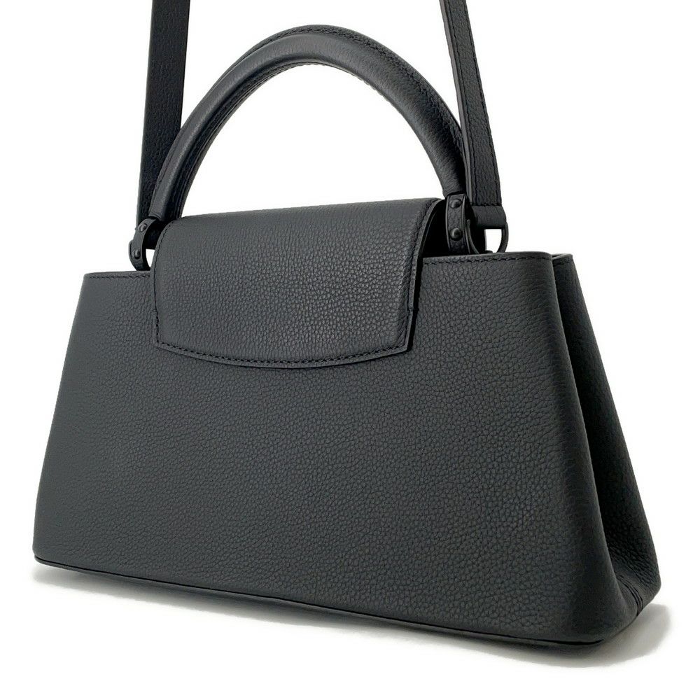 ルイヴィトン ハンドバッグ カプシーヌ EW MM トリヨンレザー M23947 ヴィトン バッグ 2way ショルダーバッグ 黒 ブラック