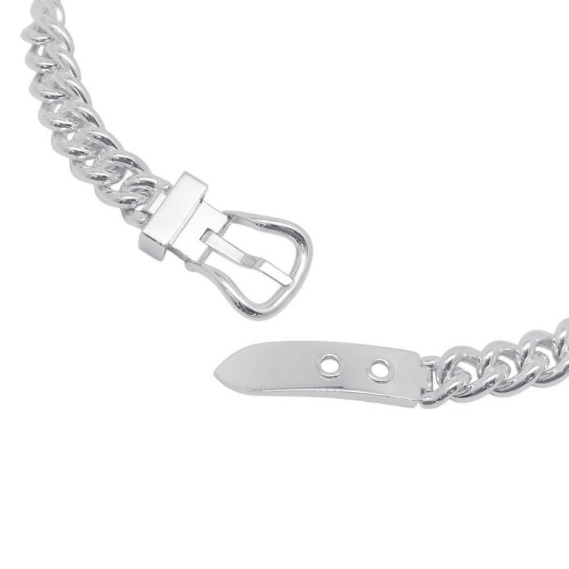 エルメス ネックレス ブックルセリエ アンフレクシブル SV925シルバー サイズGM/42 HERMES ジュエリー