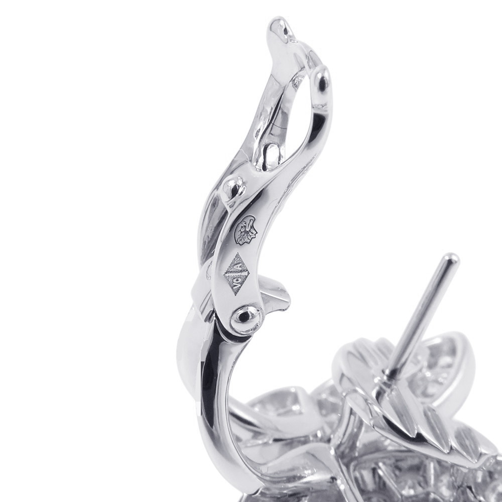 ヴァンクリ ピアス ドゥ パピヨン ピンクサファイア 34P 計0.88ct/ダイヤ 36P 計0.99ct K18WG/K18PG VCARO3M600