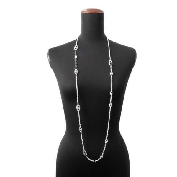 エルメス ネックレス シェーヌダンクル ファランドール サイズ120 SV925シルバー HERMES ジュエリー