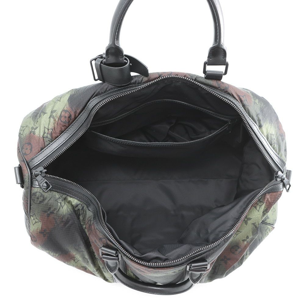 ルイヴィトン ボストンバッグモノグラム・カモフラージュ キーポル・バンドリエール50 M41416 トラベル 旅行バッグ 黒