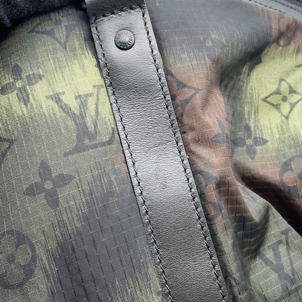 ルイヴィトン ボストンバッグモノグラム・カモフラージュ キーポル・バンドリエール50 M41416 トラベル 旅行バッグ 黒