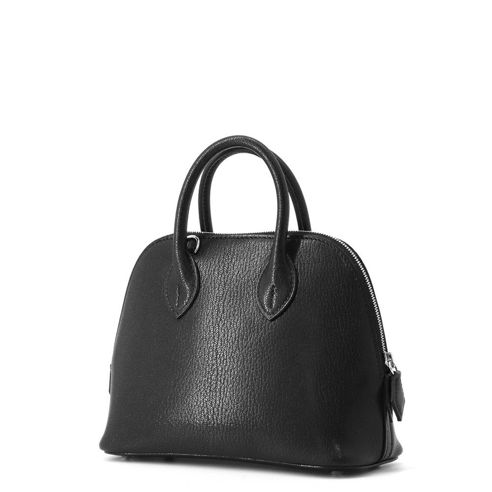 エルメス ボリード1923 ミニ サングル コルタージュ ブラック/シルバー金具 シェブルシャムキラ K刻印 ２wayショルダー 黒