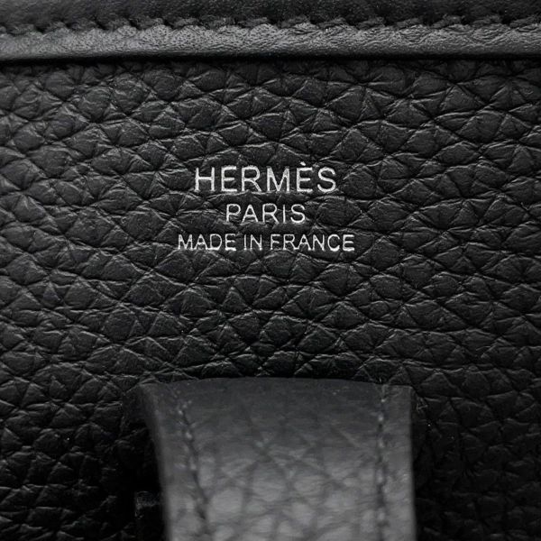 エルメス ショルダーバッグ エブリン3 23 ブラック/シルバー金具 トリヨンクレマンス K刻印 黒