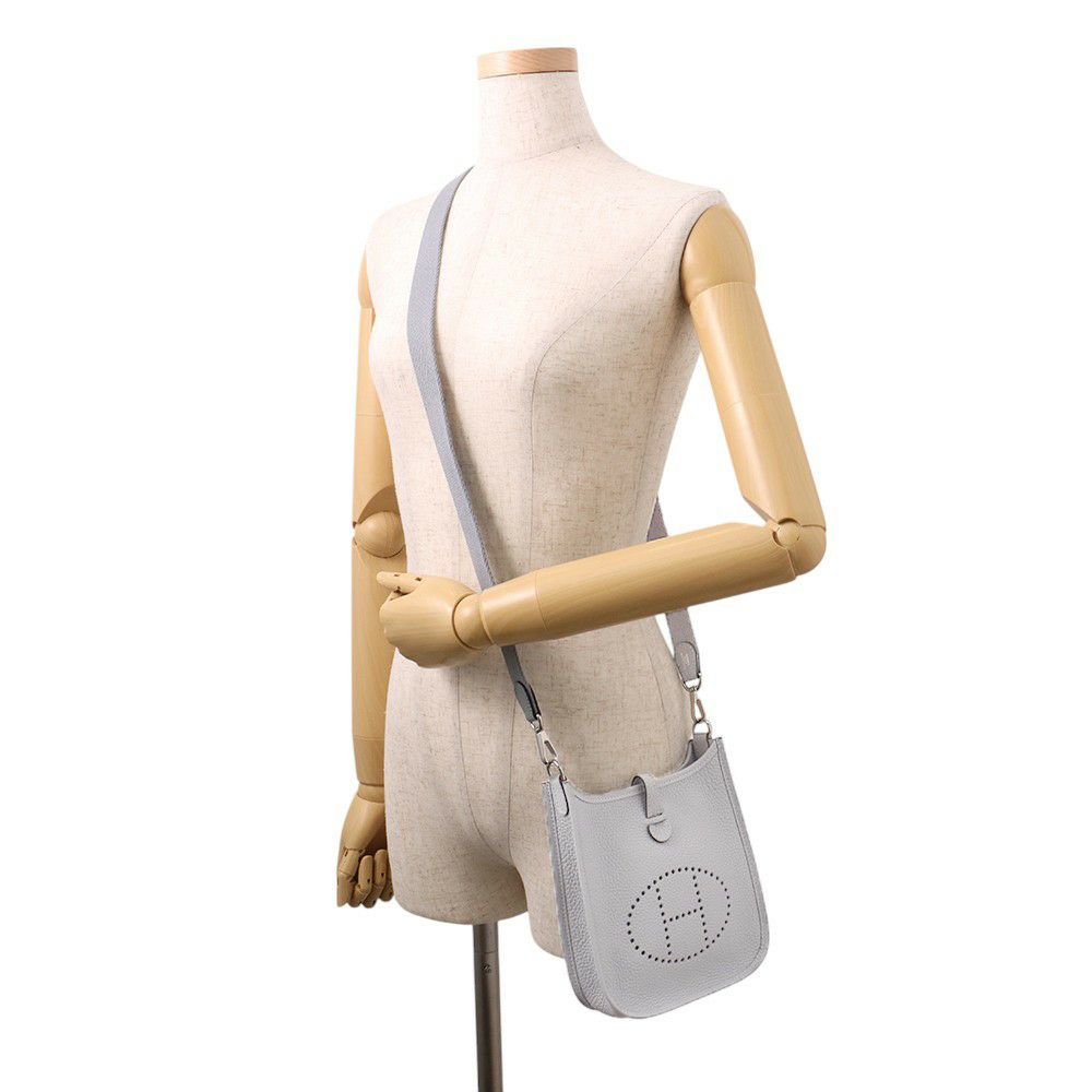 エルメス エブリンTPM 111cm アマゾン グリパンタン/シルバー金具 トリヨンクレマンス K刻印