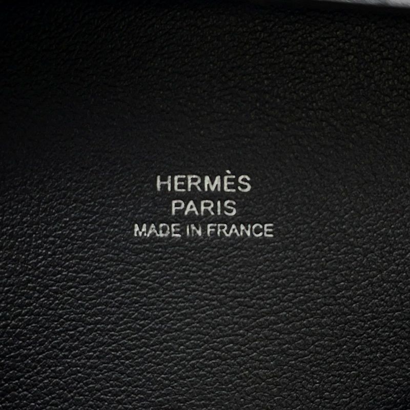エルメス コインケース バスティア ブラック ボックスカーフ B刻印 財布 黒