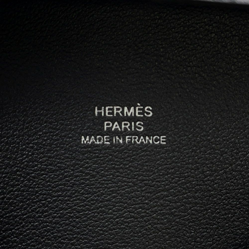 エルメス コインケース バスティア ブラック ボックスカーフ B刻印 財布 黒