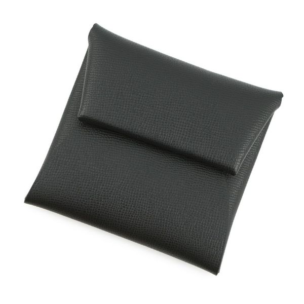 エルメス コインケース バスティア ブラック ヴォーマダム W刻印 財布