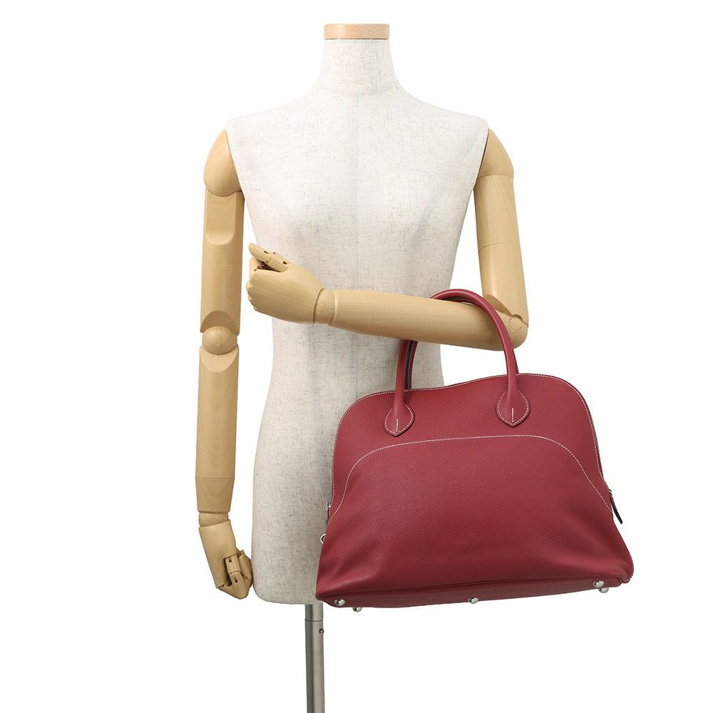 エルメス ハンドバッグ ボリード リラックス35 ルージュアッシュ/シルバー金具 エプソン Ａ刻印